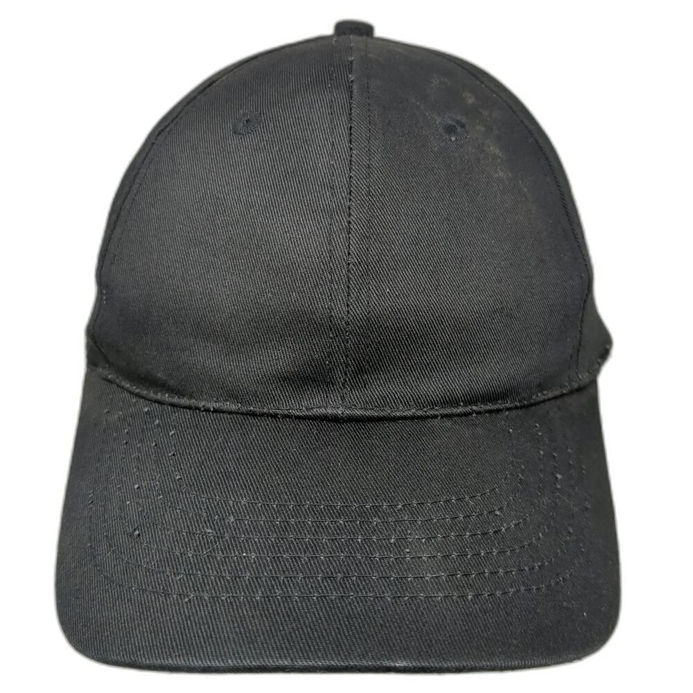 Great Northwest Baseball Cap Black One Size Strapback Cotton Plain Solid Hat